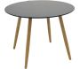 Table ronde en MDF et acier Plaza 100 cm