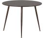 Table ronde en MDF et acier Plaza 100 cm