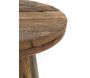 Table basse ronde en bois recyclé REWOOD - AUB-7098