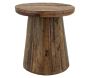 Table basse ronde en bois recyclé REWOOD