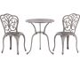 Table ronde et 2 chaises de jardin Nandin - 299