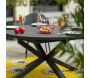 Table ronde extensible 8 à 10 personnes en aluminium Palma - JARDILINE