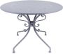 Table ronde en fer 70 cm Belle Époque