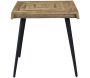 Table en teck recyclé et métal Woody - ZAGO