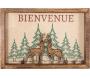 Tableau en bois de manguier Bienvenue