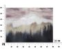 Tableau décoratif Pink Mountain 80 x 2.7 x 60 cm - MAU-0274
