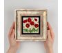 Tableau décoratif en bois et métal 20 x 20 cm - HANAH HOME