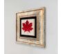 Tableau décoratif en bois et métal 20 x 20 cm - ASI-1258