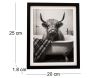 Tableau décoratif noir et blanc Cow bath - SIL