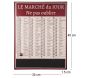Tableau liste de courses Marché du jour - ANT-0551