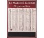 Tableau liste de courses Marché du jour