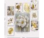 Tableau 9 parties Flowers 70 x 70 cm - ASI-0124