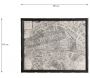 Tableau plan de Paris - AUBRY GASPARD