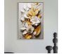 Tableau en toile et métal Flora 42 x 3.5 x 62 cm - MAURO FERRETTI