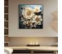 Tableau en toile et métal Narcy 82 x 4 x 82 cm - MAURO FERRETTI