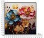 Tableau en toile et métal Narcy 82 x 4 x 82 cm - MAU-0319