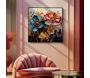 Tableau en toile et métal Narcy 82 x 4 x 82 cm - MAURO FERRETTI