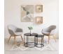 Tables basses en métal teinté noir (Lot de 2) - AUBRY GASPARD