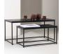 Tables gigognes en MDF et acier Staal - VENTURE HOME