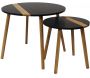 Tables gigognes bicolores Relief (Lot de 2)