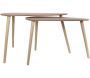 Tables gigognes en bois galet (Lot de 2) - CMP-1336