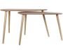 Tables gigognes en bois galet (Lot de 2) - CMP-1336