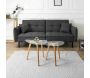Tables gigognes galets plateaux en verre trempé (Lot de 2) - THE HOME DECO FACTORY