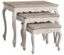 Tables gigognes en manguier blanc (Lot de 3)