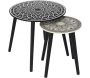 Tables gigognes en pin Mirage (Lot de 2)