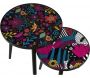 Tables gigognes plateaux imprimés Olga (Lot de 2) - 9