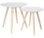 Tables gigognes rondes Relief (Lot de 2)