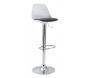 Tabouret de bar Gaëlle blanc (Lot de 2) - 