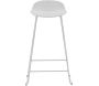 Tabouret de bar en acier et plastique Wave (Lot de 2) - 5