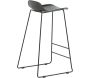 Tabouret de bar en acier et plastique Wave (Lot de 2) - 5