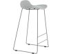 Tabouret de bar en acier et plastique Wave (Lot de 2) - 5