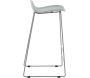 Tabouret de bar en acier et plastique Wave (Lot de 2) - 199