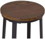 Tabouret de bar assise bois d'orme  75 cm - ANTIC LINE CRéATIONS
