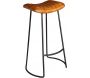 Tabouret de bar assise cuir Texas