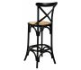 Tabouret de bar bois et rotin Bistrot chic - AUBRY GASPARD