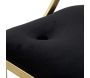 Tabouret de bar en métal assise capitonnée Istanbul 45 x 90 cm - 7