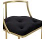 Tabouret de bar en métal assise capitonnée Istanbul 45 x 90 cm - 8