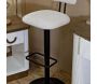 Tabouret de bar en métal avec dossier hauteur réglable - MAURO FERRETTI