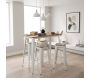 Tabouret de bar en métal laqué et bois d'orme huilé (Lot de 4) - AUBRY GASPARD
