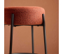 Tabouret de bar en métal et tissu bouclette Tucson - 7