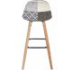 Tabouret de bar scandinave Patchwork - 6