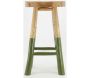 Tabouret rond en teck massif - Arden - 5