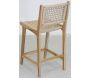 Tabouret de bar en teck naturel BAIA (Lot de 2) - 8