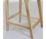 Tabouret de bar en teck naturel BAIA (Lot de 2) - 519