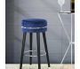 Tabouret de bar en tissu Paris 35 x 74 cm - MAURO FERRETTI