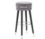 Tabouret de bar en tissu Paris 35 x 74 cm
